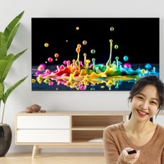 [에코비전] 4K UHD 광시야각 고화질 벽걸이 65형 TV