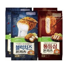 풀무원 통등심 돈카츠 2개 + 블럭치즈 돈카츠 2개