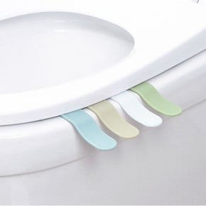 간편 부착 파스텔 변기 커버 손잡이 위생 클립