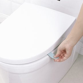 간편 부착 파스텔 변기 커버 손잡이 위생 클립