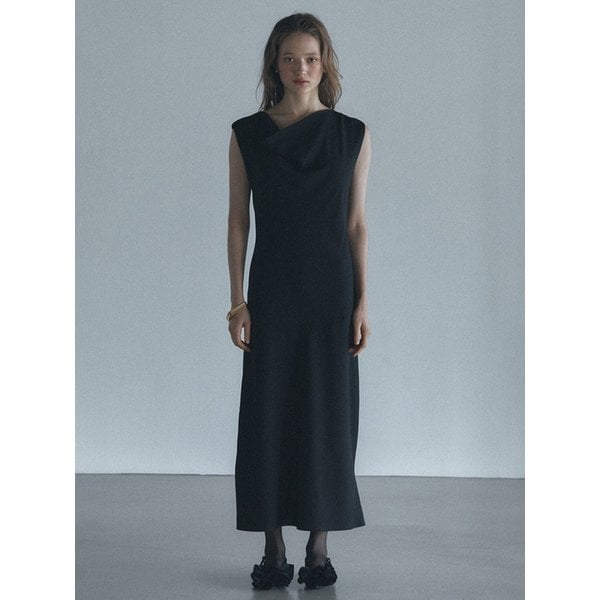 drape  dress_black