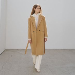 [LE CLASSIQUE] PARIS_Oversize Double-Breasted Wool Coat_Camel