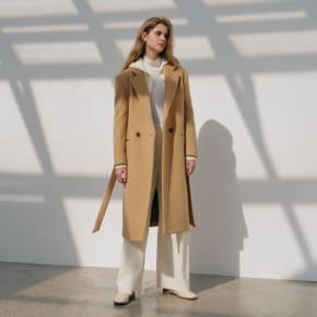 [LE CLASSIQUE] PARIS_Oversize Double-Breasted Wool Coat_Camel