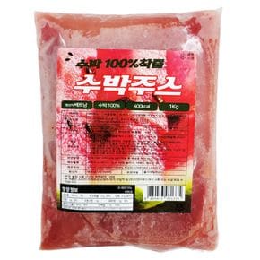 수박 100 냉동 수박 착즙 주스 1kg