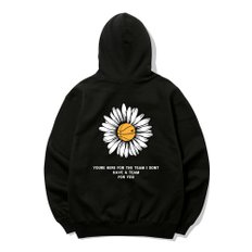 BIG DAISY LOGO 후드티 - 블랙