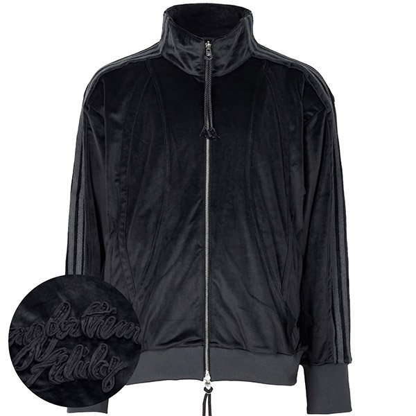 [부산점] X송포더뮤트 25FW 블랙 ADI006 트랙 집업 자켓 KC0317