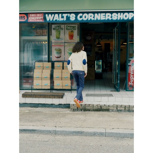 NO.8 Zip Cowichan Cardigan (Beige)