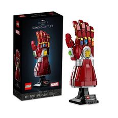 미국 마블 레고 LEGO Marvel Nano Gauntlet Iron Man Model with Infinity Stones 76223 Avenger