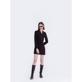 데이라이프 슬리브리스 원피스 (블랙)