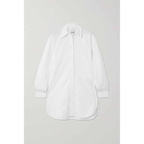 실바니 코튼 포플린 셔츠 화이트 1647597325950580