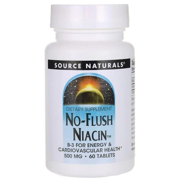 소스네츄럴 비타민B3 나이아신 500mg 60정 SN215