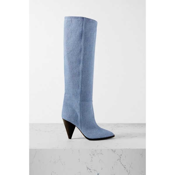 리리오 데님 니 부츠 라이트 블루 1647597287215126