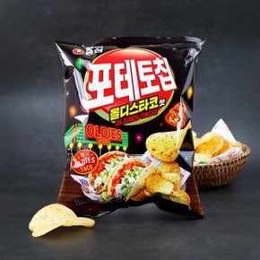 농심 포테토칩 올디스타코맛 50g / 감자칩 스낵 간식