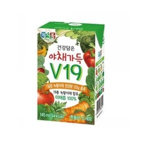 야채가득 V19 야채주스 베지밀 190ml 72개