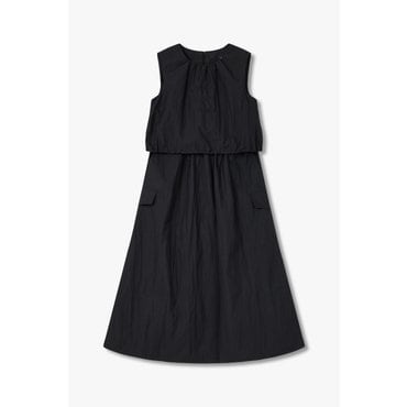 GCUT [지컷25S/S]셔링 크루넥 슬리브리스 원피스(7255237120)