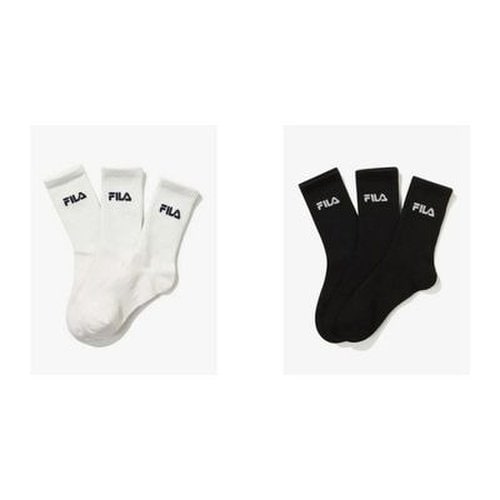 데일리양말 베이직양말 에센셜 장목양말 3번들 2종 택1 FS3SCG1305X SKU L