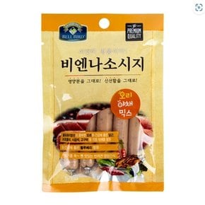 벨버드 강아지 간식 애견 소세지 간식 오리야채 5P