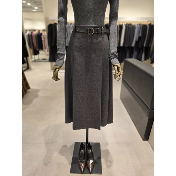 [파주점] 벨티드 턱 플리츠 스커트 JPAA0SK344