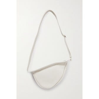 더로우 슬라우치 바나나 스몰 텍스처 가죽 숄더 백 화이트 1647597314837942