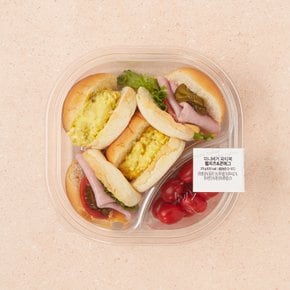[키친델리] 미니버거 파티팩 (햄치즈&콘에그) 370 g
