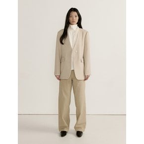 PIGMENT ROUNDING WIDE PANTS (BEIGE)