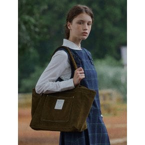 FOLLY ECO BAG [KHAKI - CORDUROY]