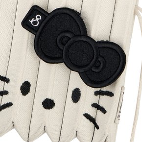 Lucky Hello Kitty Ribbon Embroidery Wappen Black (0JSQ1AC07BKF)