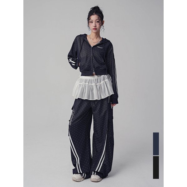 [SET] 티니 도트 트랙 후드 집업 + 티니 도트 트랙 팬츠