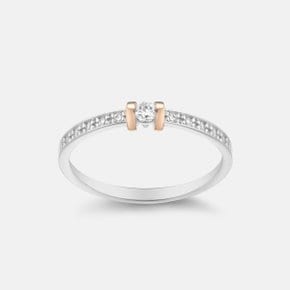 [다이아] 디아만테 14K 콤비 링 A233DR3376C4A