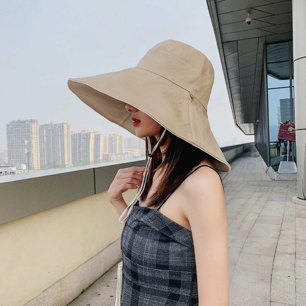 [아일렌]데이즈 양면 버킷햇(아이보리 베이지)
