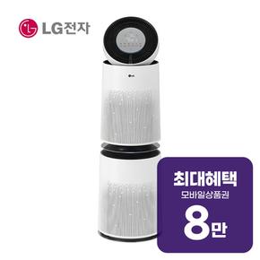 퓨리케어 360도 플러스 공기청정기 29평형 (크리미스노우) AS285DWWA 렌탈 60개월 월 30900원