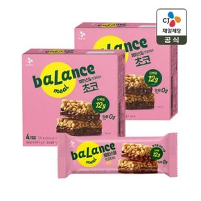 밸런스밀 프로틴바 단백질바 초코 38g 4입 x2개(총 8개)