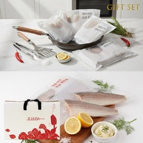 제주특선 순살 갈치/백옥돔 혼합 선물세트1호(740g이상/갈치1팩2마리분+백옥돔1팩2쪽)