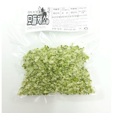 모들채소 다진 브로콜리 100g 1팩