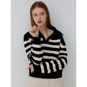 Collar Stripe Pullover