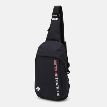 데상트 남여공용 팀팩 슬링백 BLACK (SQ123IBG11_BLK)