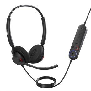 Jabra Engage 40 [] USB-C Microsoft Teams 양귀유선 헤드셋 컨트롤러 포함 장시간 통화용