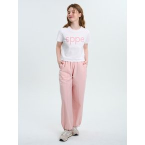 SUMMER LINE COTTON STRING PANTS [PINK]