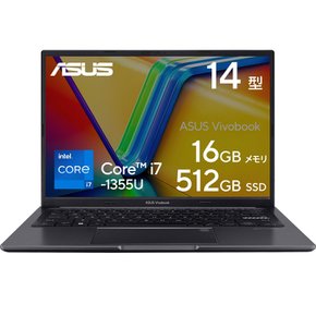 ASUS Vivobook 14 X1405VA Windows11 Wi-Fi 6E Core i7 16GB SSD512GB 1.6kg X1405VA-LY197W