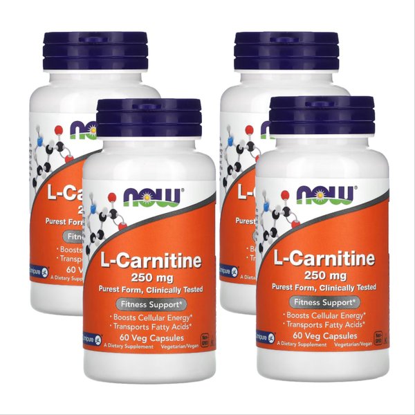 L카르니틴 엘 카르니틴 250mg 60베지캡슐 X 4통