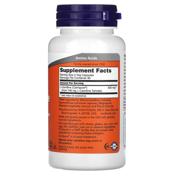 L카르니틴 엘 카르니틴 250mg 60베지캡슐 X 4통