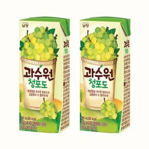 과수원청포도190mlx24펫/음료수/음료/팩음료