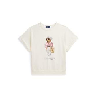 폴로 랄프 로렌 여성 폴로 베어 플리스 숏 슬리브 스웨트셔츠(WMPOKNINFB21058100)