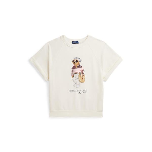 여성 폴로 베어 플리스 숏 슬리브 스웨트셔츠(WMPOKNINFB21058100)