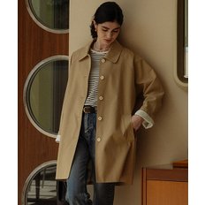 Stitch raglan trench coat_Dark beige