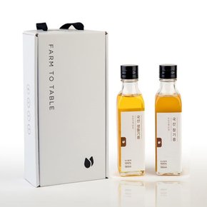 농부인 실속 2종 1호 참기름 선물세트 (참기름180ml+생들기름180ml)