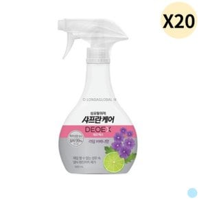 샤프란케어 바이럭스 섬유탈취제 버베나 500ml X20