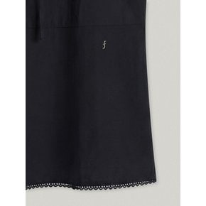 MERLINE RUFFLE BLOUSE (BLACK)