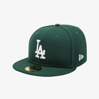 뉴에라 MLB LA 다저스 베이직 사이즈캡 다크 그린 14380189