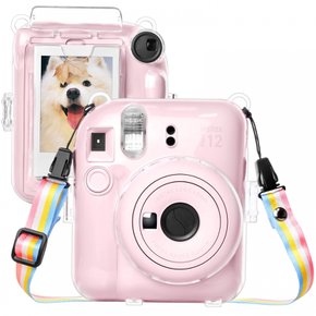 kinokoo instax mini 12 Fujifilm INSTAX mini 12 케이스, 체키 케이스 클리어 체키 필름 수납